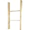 Ekena Millwork 19"W x 36"H x 3 1/2"D Vintage Farmhouse 2 Rung Ladder, Barnwood Decor Collection, Natural Barnwood DECR019X036X04LDRUF - alternate 5